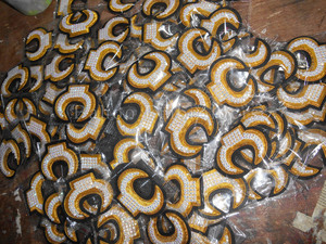 Masonic Craft Provincial Junior Warden Undress Badge bordado a mano con alambre de lingote dorado Accesorio de ropa para hombre - Product Image 4