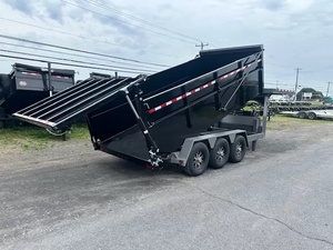 4 Wheel Dump <b>Trailer</b> Tipping <b>Farm</b> <b>Trailer</b> Heavy Duty 7 x 14 Utility Hauler with Core Motor - Product Image 6