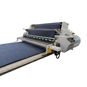 Vải dệt kim cắt spreader Máy may nhà máy sọc vải Máy cắt vải tự động spreader