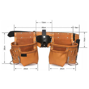 Kit de herramientas de cuero con Diseño y colores personalizados de la mejor calidad al por mayor, cinturón, bolsa de herramientas de lona más vendida - Product Image 5