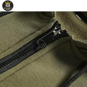 เสื้อฮู้ดมีซิปสำหรับผู้ชายเสื้อฮู้ดแบบมีซิปดีไซน์ตามสั่ง - Product Image 3