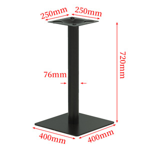Base de table en acier inoxydable au design moderne et luxueux avec plateau en roche pour pâtisserie, café, salle à manger et salon - Product Image 3