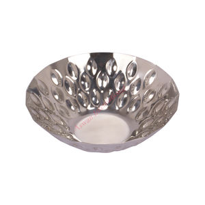 Ensemble de vaisselle plaqué cuivre antique bol en métal de fer en acier de haute qualité poli fleur haut pour les mariages décor à la maison durable - Product Image 5