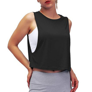 Offre Spéciale débardeur de fitness pour femmes confortable tricoté vêtements actifs débardeur sans manches pour femmes - Product Image 1