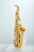 Alto Drop E Lacquered Gold Saxophone Elbow EB Tone Brass Body E Flat Saxophone