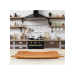 Plato de cena de diseño elegante, bandeja para servir aperitivos de frutas para bodas, productos artesanales naturales de la más alta calidad - Product Image 1