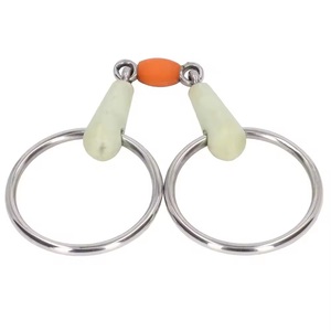 Brocas de acero inoxidable de alta calidad para montar a caballo, brocas de anillo sueltas para boca de caballo a la venta - Product Image 6