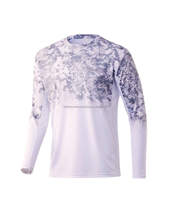 Camisetas de Pesca para Adultos, Unisex, Antibacterianas, Transpirables, Estampadas, 100% Poliéster, para Exteriores, Color Personalizado, Transferencia Térmica - Product Image 3