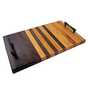Triángulo Forma Multiusos Acacia Mesa de desayuno Bandeja de servicio Patas de escritorio Bandeja de cama de madera de lujo - Product Image 5