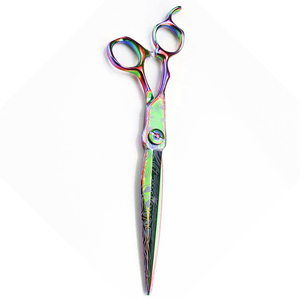 กรรไกรตัดผมสแตนเลสเยอรมัน6นิ้วพร้อมสกรูแฟนซีหลากสี - Product Image 5