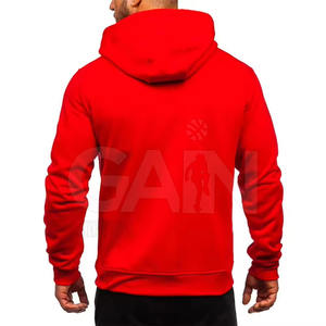 Premium algodón mezclado polar hombres cremallera sudaderas con capucha para gimnasio desgaste elegante hombres cremallera sudaderas colección - Product Image 2