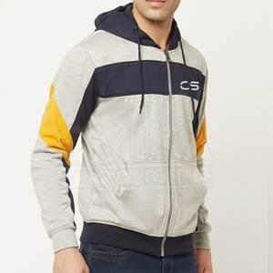 Sudaderas con capucha de invierno de alta calidad para hombre, logotipo personalizable, diseño de cremallera, tela polar, patrón de impresión sólida, tallas XS 6XL, nuevos estilos a granel - Product Image 3