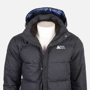 Lhotse แจ็กเก็ตดาวน์มีฮู้ดกันน้ำลำลองเคลือบโพลีเอสเตอร์พร้อมพิมพ์โลโก้ที่กำหนดเองได้มีซิปขนาดพิเศษ - Product Image 6