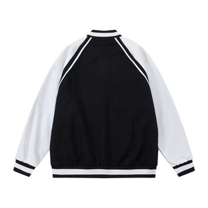 Vestes universitaires pour hommes grande taille, vente en gros, vestes universitaires vierges, logo personnalisé - Product Image 5