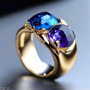 Bagues classiques en argent sterling 925 avec pierres précieuses multiples pour bague de pierres précieuses cadeau pour femme pour femme - Product Image 3