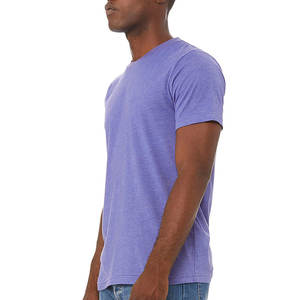 Camiseta Personalizada de Algodón Pesado 100, Cuello Redondo, Lisa, para Hombre, Blanca, Manga Corta, Ajustada, para Gimnasio - Product Image 2