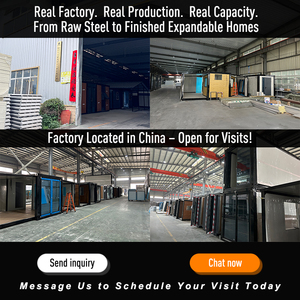 Prebuilt bão bằng chứng bánh sandwich Bảng điều khiển di động có thể gập lại đúc sẵn kính mở rộng container nhà - Product Image 6