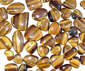 Oeil de tigre naturel Cabochon Pierres précieuses en vrac de forme et de taille mélangées Fabriqué à partir d'oeil de tigre de quartz pour une conception de bijoux unique - Product Image 1