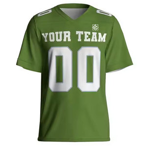 Nuevo diseño de camisetas de fútbol americano personalizadas, camiseta de fútbol americano barata personalizada - Product Image 1