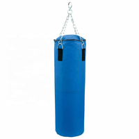 Taille personnalisée ensemble de sac de boxe pour entraînement de boxe lourde à prix réduit sac de boxe en cuir PU pour la boxe