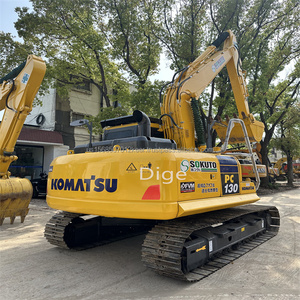 Mini-excavatrice sur chenilles hydraulique Komatsu PC130 d'occasion 2023 13 TONNES Composants principaux Moteur Boîte de vitesses Pompe Certifiée CE ISO pour - Product Image 4