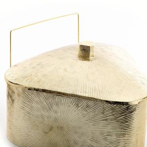 Plat de service en acier inoxydable de forme rectangulaire de conception classique avec le pot intérieur en verre parfait pour les repas quotidiens ou les grandes célébrations - Product Image 4