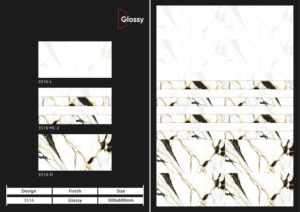 Carreaux muraux en céramique 300x600mm style maison, pour salle de bain et cuisine, finition brillante ou mate, surface sculptée effet sucre, design mural intérieur luxueux - Product Image 6