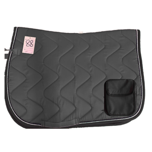 Selle de cheval matelassée élégante haut de gamme avec poche, fabricant sur mesure en gros pour les marques équestres modernes - Product Image 1