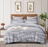 Ensemble de Literie Luxe Imprimé Housse de Couette et Drap-Housse Tendance 100% Coton Taille King à Prix d'Usine Fabriqué en Inde
