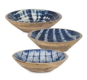 Bol de service rond de haute qualité Émail alimentaire fini bois poli Technique jetable - Product Image 2
