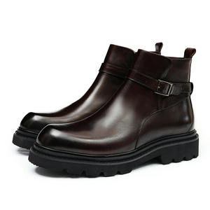 รองเท้าหนังชั้นบนสุดสำหรับธุรกิจ รองเท้าหนังผู้ชายแบบคลาสสิก รองเท้าอ็อกซ์ฟอร์ดแบบทางการ พื้นรองเท้าดูดซับแรงกระแทก เหมาะสำหรับใส่ทำงานในออฟฟิศ - Product Image 1