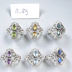 Peridot Gemstone 925 Sterling Silver Handcrafted Silver <b>Fine</b> <b>Ring</b> Natural Pear Cut Gemstone Real Gemstones Fashion Wedding <b>Ring</b> - Product Image 3