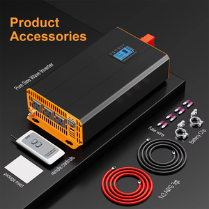 Convertisseur d'alimentation pour voiture HOULI à sortie unique 3kw/4kw/5kw DC 12V vers AC 110v/50hz/60hz, onde sinusoïdale pure, compatible NFC - Product Image 5