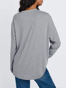 T-shirt en coton vierge pour femmes 100% coton haute qualité impression personnalisée surdimensionné T-shirts pour femmes meilleure vente - Product Image 4