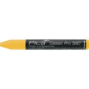 Crayons de gesso Frster-/Signierkreide Classic PRO 590 Jaune, lot de 12, gel jaune Pica sur papier - Product Image 1