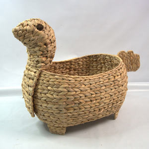 Panier de rangement en jacinthe d'eau de haute qualité pour la décoration de la chambre des enfants, vente en gros de paniers organisateurs - Product Image 5