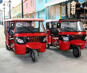 Triciclo Eléctrico de Carga Tipo Abierto, E Rickshaw para Adultos, 4 Pasajeros, 50-70 km/h - Product Image 2