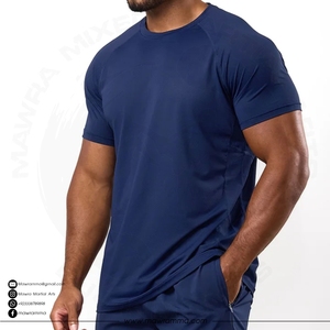 Custom Logo Anti-UV MMA Raglan Sports Shirt Quick-Dry Breathable Eco Fabric Running Gym Fitness Activewear Trendy Mens T-Shirt - Product Image 3