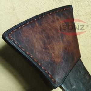 Support personnalisable d'OEM/ODM de cas de couverture de gaine de cuir de hache brune - Product Image 1