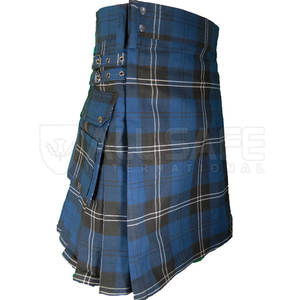 Nouveauté Kilt Tartan pour femmes, style utilitaire pour les cérémonies de mariage, vêtements européens en stock - Product Image 1