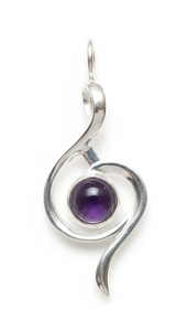 Pendiente de piedras preciosas de amatista de Plata de Ley 925 sólida, joyería elegante de moda para mujer con certificado IGI para compromiso o regalo - Product Image 2