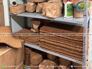 <b>Coir</b> Fiber <b>Doormat</b> Indoor for Entrance Area Widely Applied Rectangle Shape Natural Brown - Product Image 2