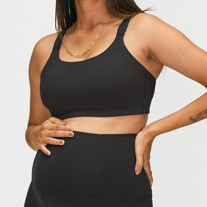 Soutien-gorge de sport simple à séchage rapide pour femmes européennes et américaines, haut de fitness respirant, course en plein air, salle de sport, entraînement, devant - Product Image 1