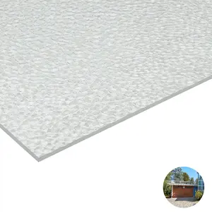 Quality product Stage props Polycarbonate Embossed Sheet for Make skylights