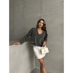 Blusas de Punto para Mujer con Punto de Pastor, Camisas Cómodas al por Mayor para Mujer - Product Image 4