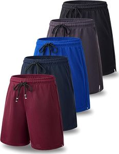 Pantalones cortos de gimnasio de algodón 100% para hombre con bolsillos con cremallera ropa de entrenamiento atlético activo para gimnasio conjunto de salón informal para hombres y niños - Product Image 5