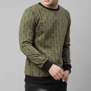 Sweat-shirt à col ras du cou unisexe 100% coton de haute qualité, impression personnalisée, broderie, technique de bricolage lavée sur le devant, automne - Product Image 3