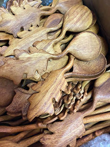 Cuchara de madera hecha a mano, origen de Vietnam, utensilio de cocina de madera dura duradera sólida para revolver alimentos, mezclar, cocinar y servicio de comedor - Product Image 6