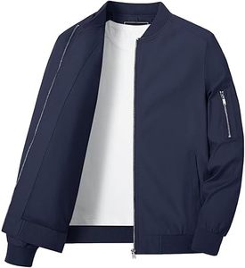 Chaqueta Varsity Negra para Hombre de Alta Calidad 2026, Cuello Alto, Parches Bordados, Mezcla de Lana, Transpirable, Resistente al Viento, Proveedor OEM - Product Image 1