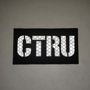 Parches Personalizados Ecológicos de Nailon y PVC con Corte Láser Reflectante de Seguridad de 4x1.4 Pulgadas con Cierre de Gancho y Bucle para <span class=keywords><strong>Chaquetas</strong></span> y Chalecos - Product Image 3